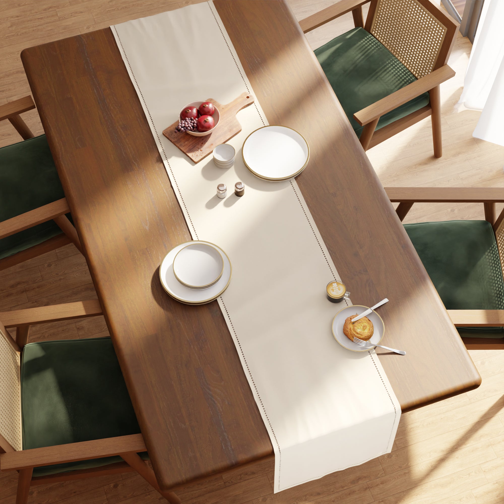 Cotton Natural Table Runner (Pack of 1)