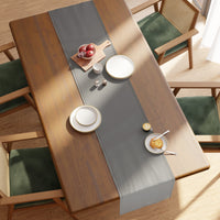 Cotton Grey Table Runner (Pack of 1)