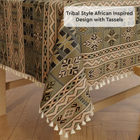 Cotton Canvas African Table Cloth (Pack of 1)