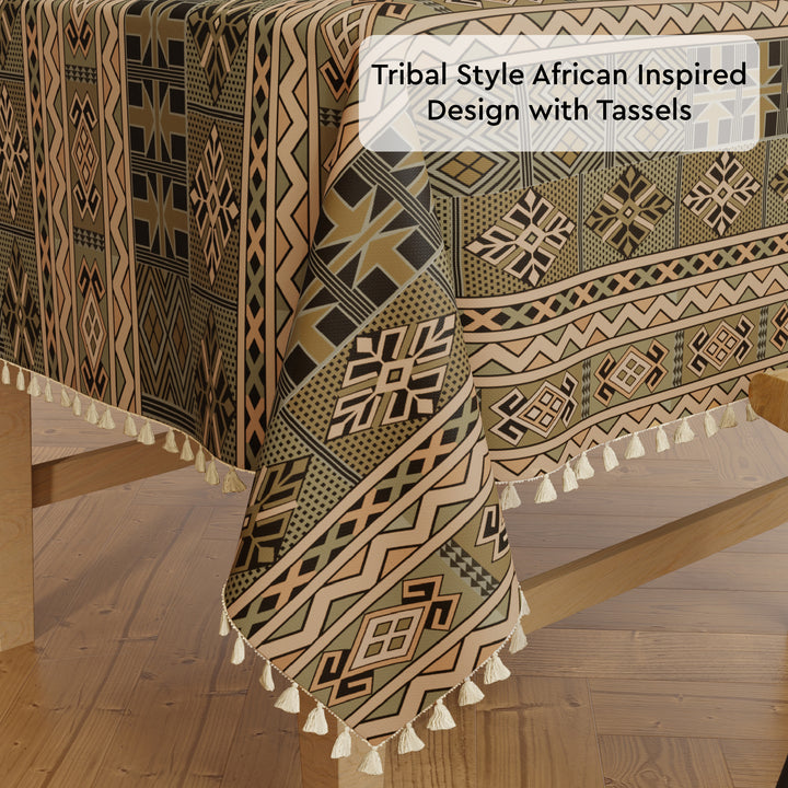 Cotton Canvas African Table Cloth (Pack of 1)