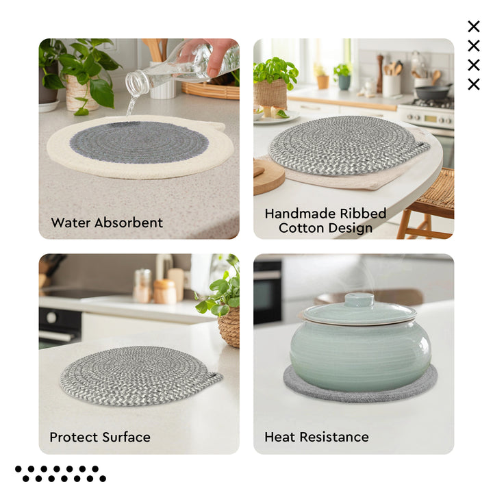 Cotton Grey Combo Trivet