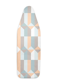 20s Sheeting - Silver Blocks Ironing Board Cover (Pack of 1)