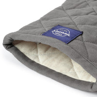 Cotton Grey Oven Gloves (Pack of 2)