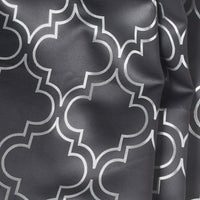 Blackout Polyester Fabric by Meter, 100x122 cm | Blocks Light, Heat & Noise, For Curtains, Cushion Covers, Door & Window Drapes - Foil Star Print