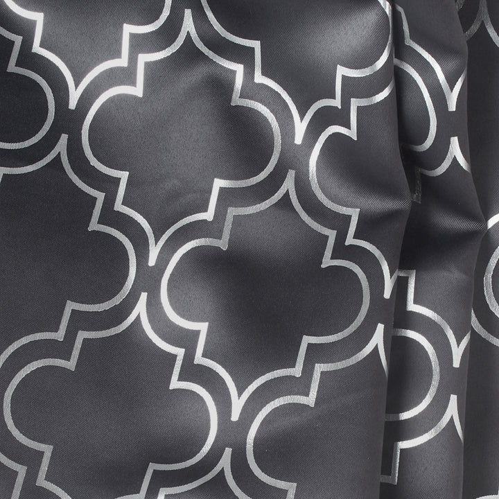 Blackout Polyester Fabric by Meter, 100x122 cm | Blocks Light, Heat & Noise, For Curtains, Cushion Covers, Door & Window Drapes - Foil Star Print