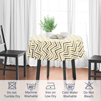 Polyester Chevron Table Cloth (Pack of 1)