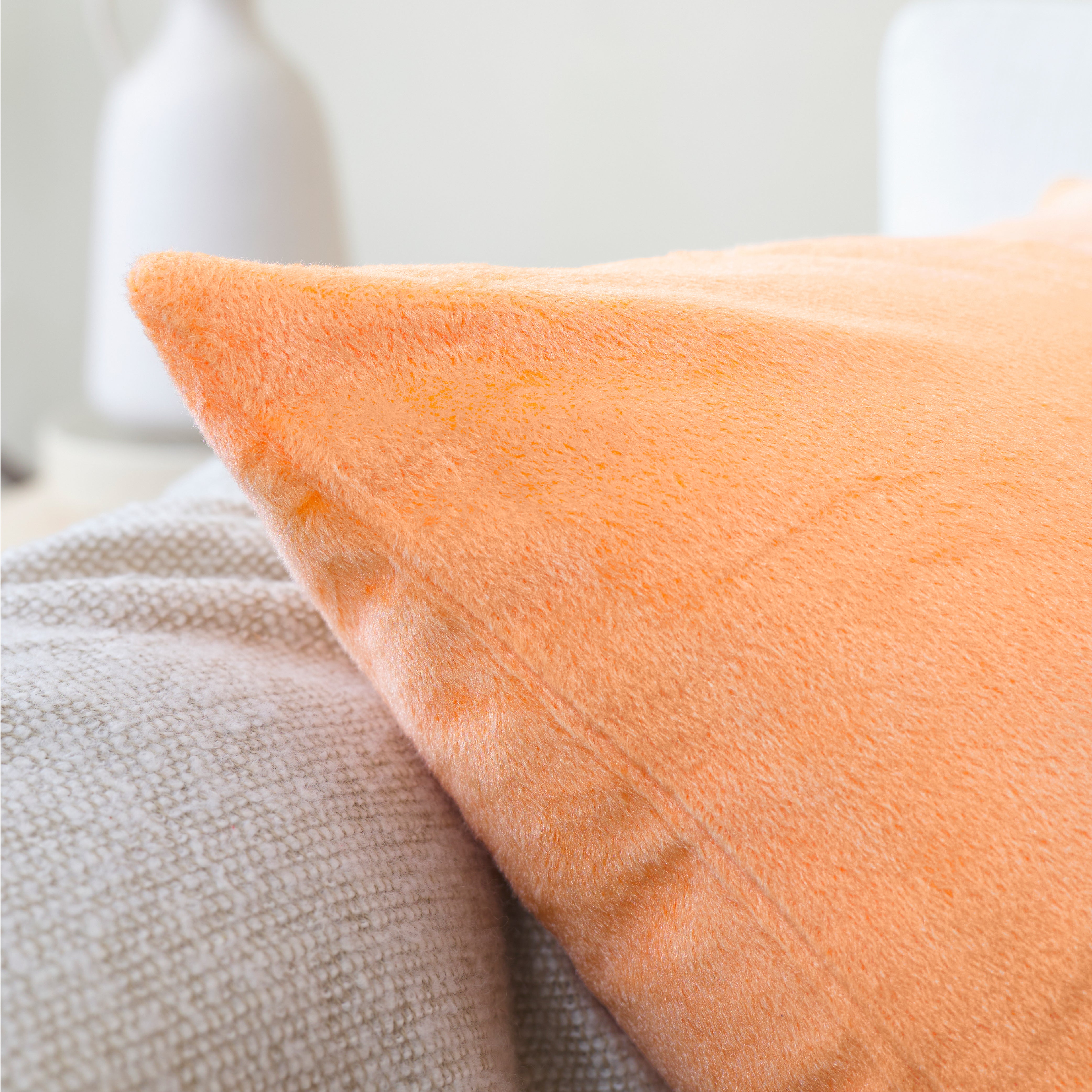 Velvet Peach Cushion Cover