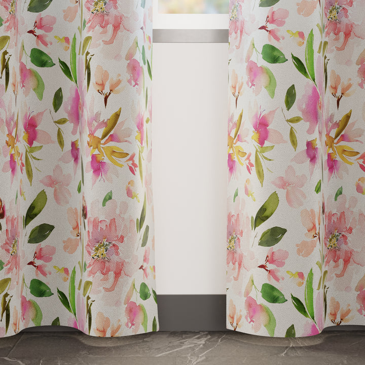 Blackout Polyester F1 Spring Curtain (Pack of 2)