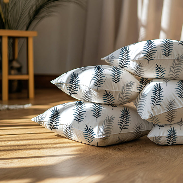 Micro Palm Leaves Cushion Cover