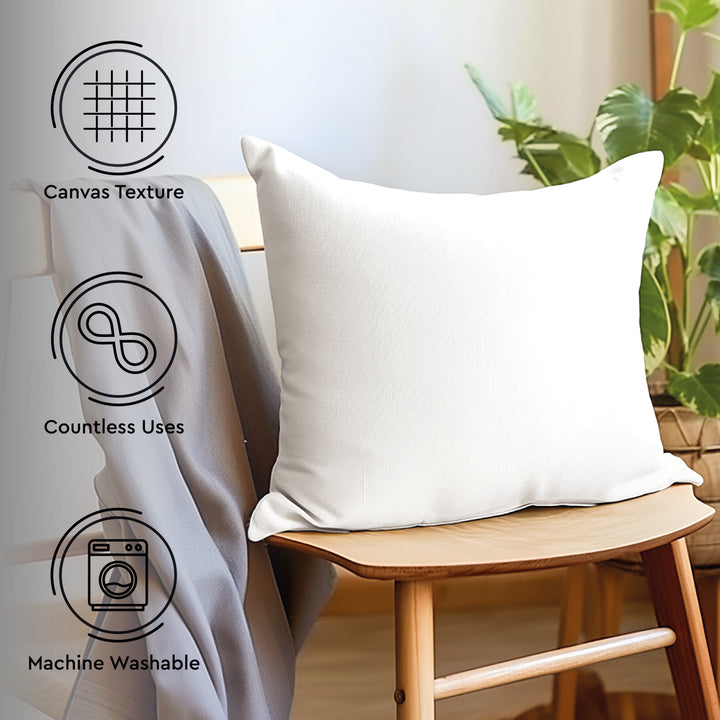 Cotton Canvas Cushion Cover