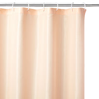 Polyester ZZ Peach Shower Curtain (Pack of 1)
