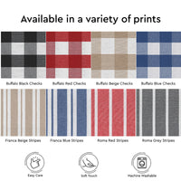 RC Yarn-Dyed Roma Grey Stripes Fabric (1 Meter)