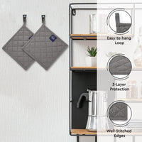 Cotton Grey Combo Kitchen Set (Pack of 12)