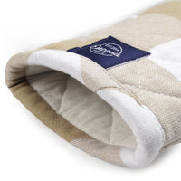 RC Yarn-Dyed Buffalo Beige Checks Oven Gloves (Pack of 2)
