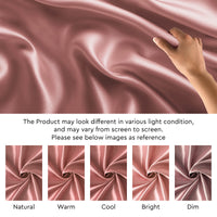 Satin Polyester Silk Ginger Fabric