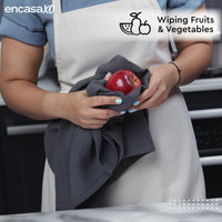 Cotton Multicolor 3 Kitchen Towel (Pack of 12)