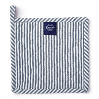 Cotton Ticking Navy Blue Pot Holders (Pack of 2)