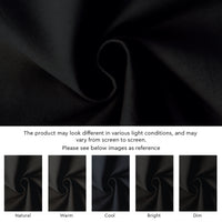 Cotton Jet Black Table Cloth (Pack of 1)