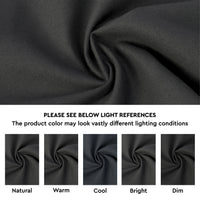 Canvas Charcoal Grey Table Runner (Pack of 1)