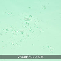 Polyester Mint Shower Curtain (Pack of 1)