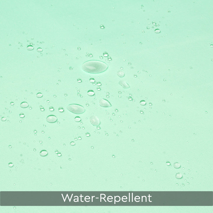 Polyester Mint Shower Curtain (Pack of 1)