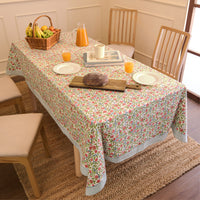 20s Cotton Twill Pink Table Cloth (Pack of 1)