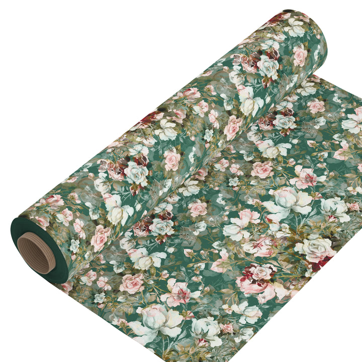 Cotton Printed Fabric by meter 100x150 cm Width (39"x59") - Decor Twill Cloth, Designs for Sofa, Furnishing, Upholstery, Curtains, Cushions, Bedcover