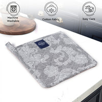Cotton Grey Potholder (Pack of 2)