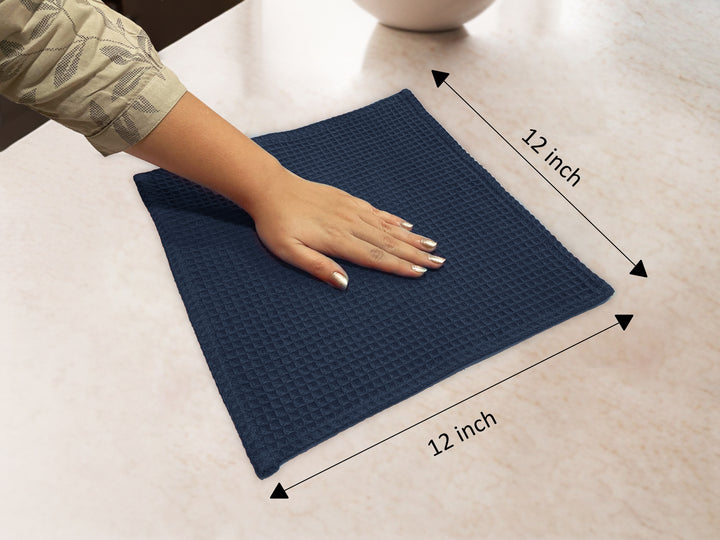 Cotton Navy Dish Towel (Pack of 12)