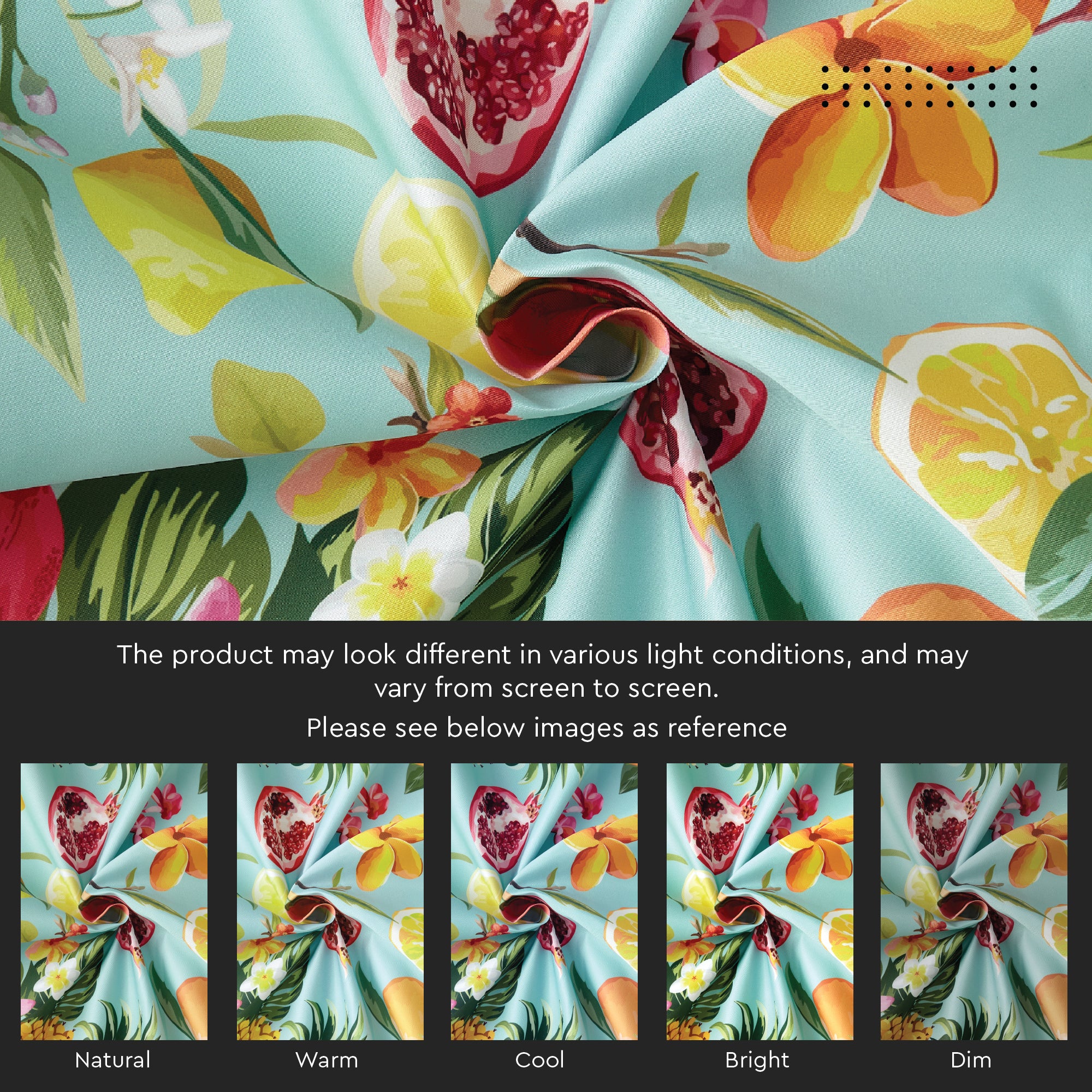 Polyester Pineapple Table Cloth (Pack of 1)