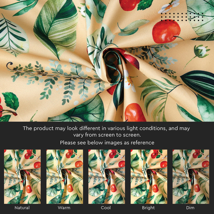 Polyester Cherry Table Cloth (Pack of 1)