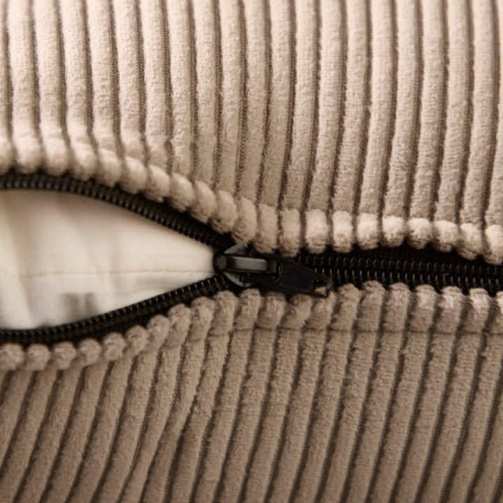 Corduroy Light Taupe Cushion Cover