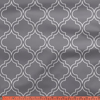 20s Sheeting Grey Tiles Fabric (1 Meter)