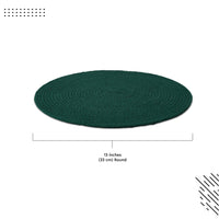 Cotton Dark Green Placemat (Pack of 4)