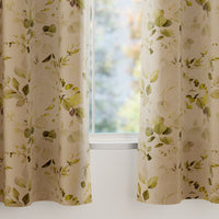 Blackout Polyester L1 Olive Curtain (Pack of 2)