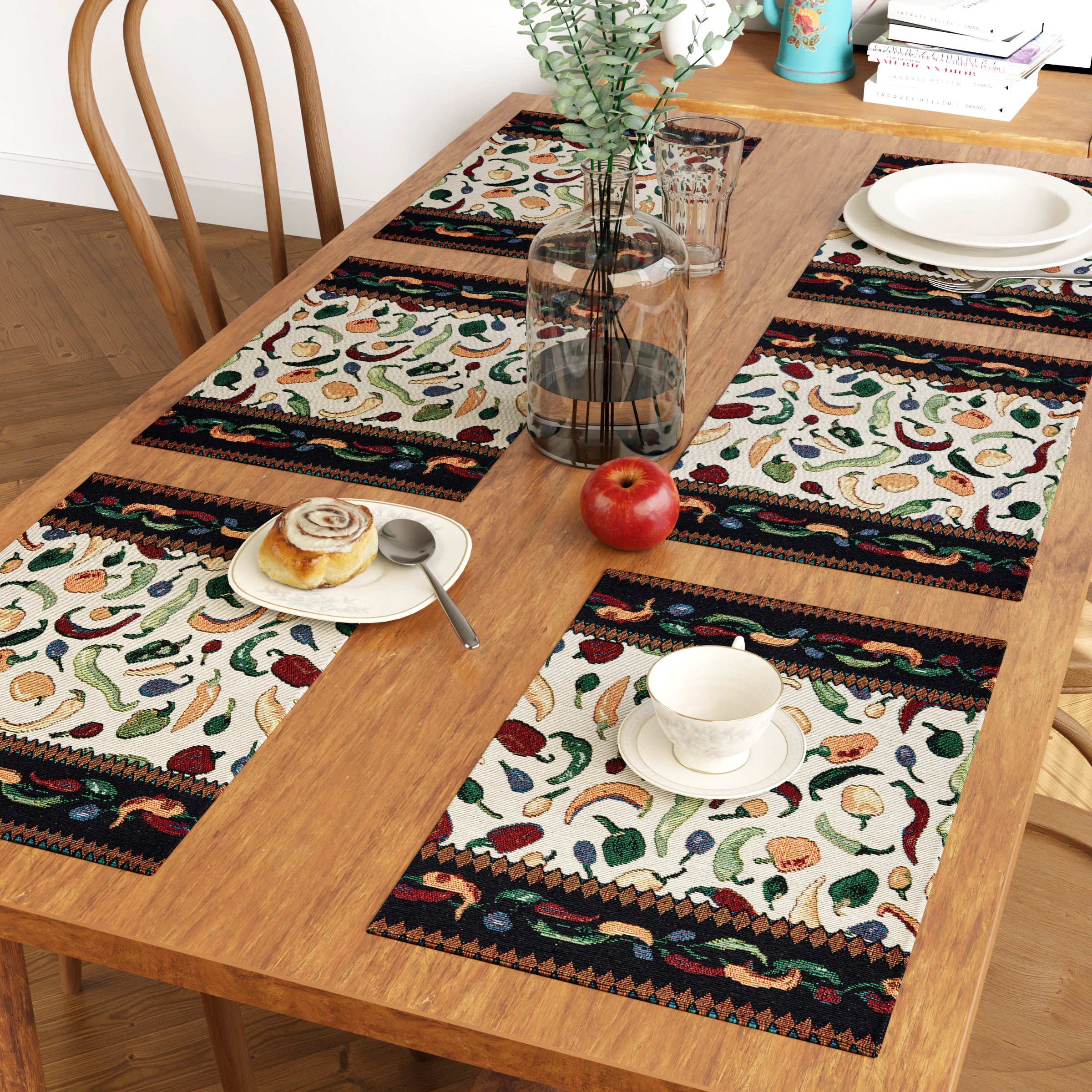 Cotton Chilies Placemat (Pack of 6)