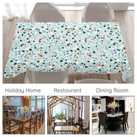 Cotton Terrazzo Mint Table Cloth (Pack of 1)