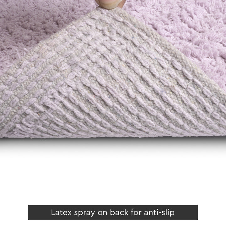 Cotton Lilac Bathmat (Pack of 2)