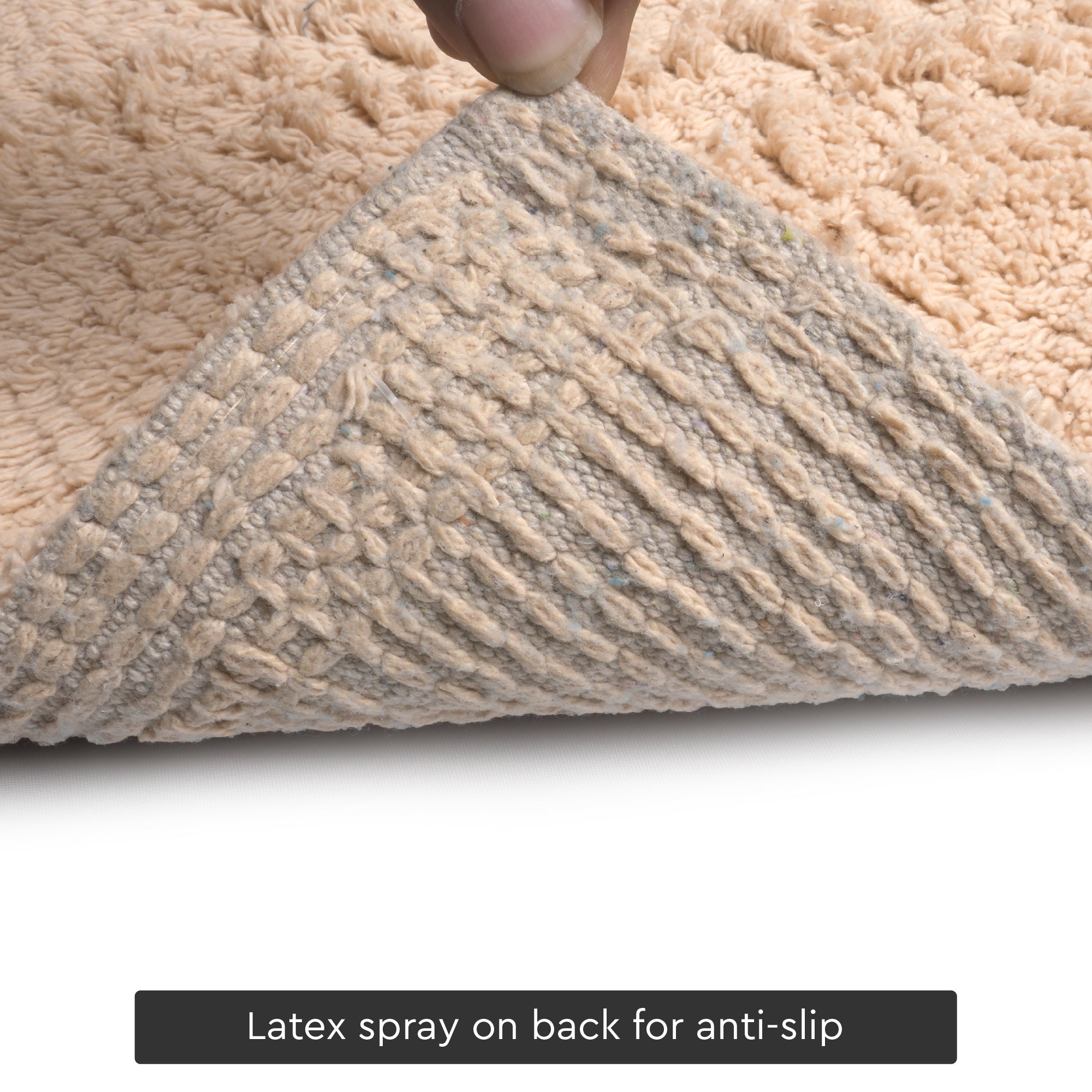 Cotton Beige Bathmat (Pack of 2)