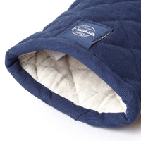 Cotton Scotch Blue Oven Gloves (Pack of 2)