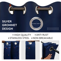 Blackout J2 Blue Curtain