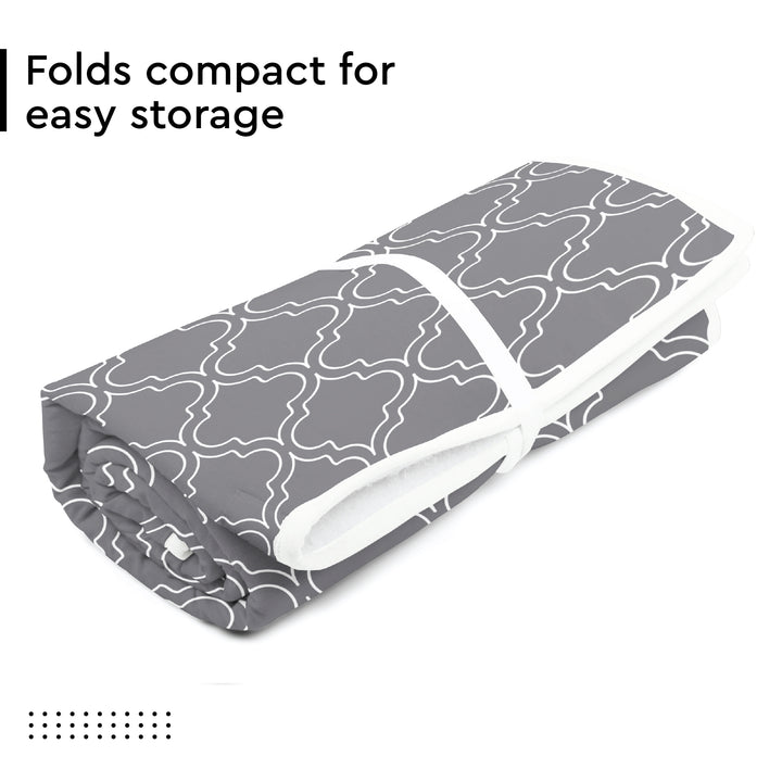 20s Sheeting Grey Tiles Ironing Mat (Pack of 1)