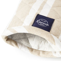 Cotton Franca Beige Stripes Oven Gloves (Pack of 2)