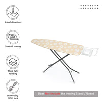 20s Sheeting Daisy Beige Ironing Board Cover