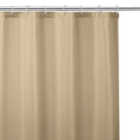 Polyester ZZ Beige Shower Curtain (Pack of 1)