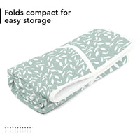 20s Sheeting Green Leaflet Ironing Mat (Pack of 1)
