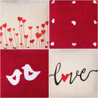 Valentine Love Combo Cushion Cover