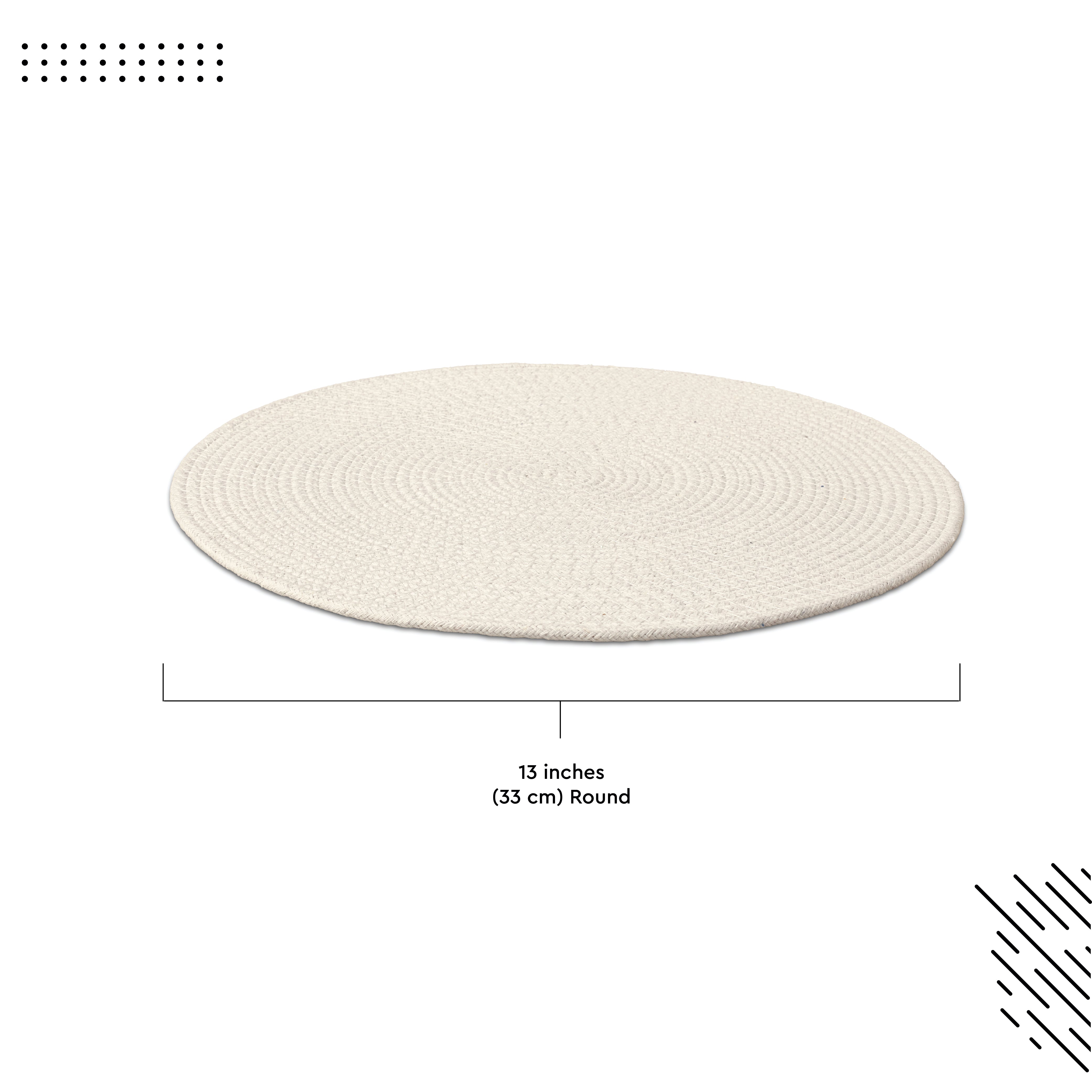 Cotton Off White Placemat (Pack of 2)
