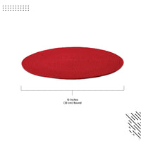 Cotton Red Placemat (Pack of 4)