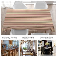 Cotton Multistripe Table Cloth (Pack of 1)